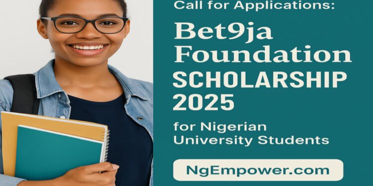 Bet9ja Foundation Scholarship
