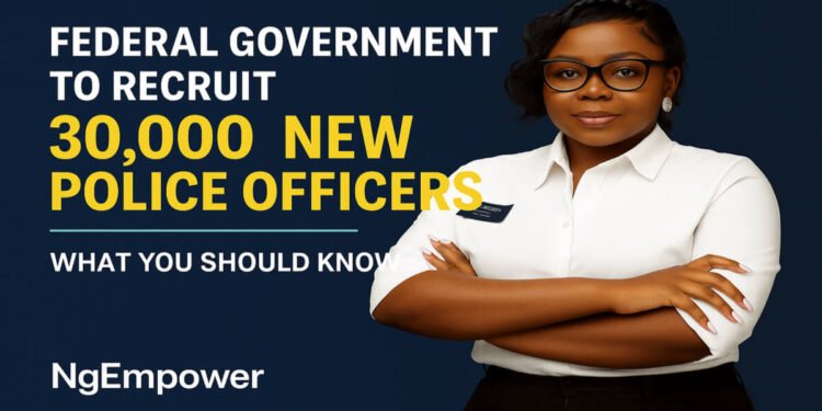 FG Approves Recruitment of 30,000 Police Officers