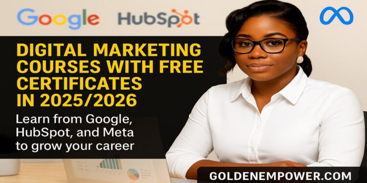 Digital Marketing Courses with Free Certificates Online (2025/2026) 1 Digital Marketing Courses with Free Certificates Online