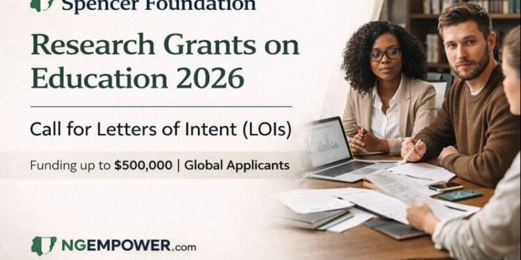 Spencer Foundation Research Grants on Education 2026