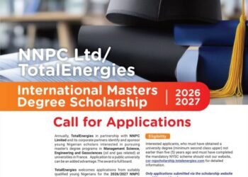 NNPC / TotalEnergies International Masters Degree Scholarship