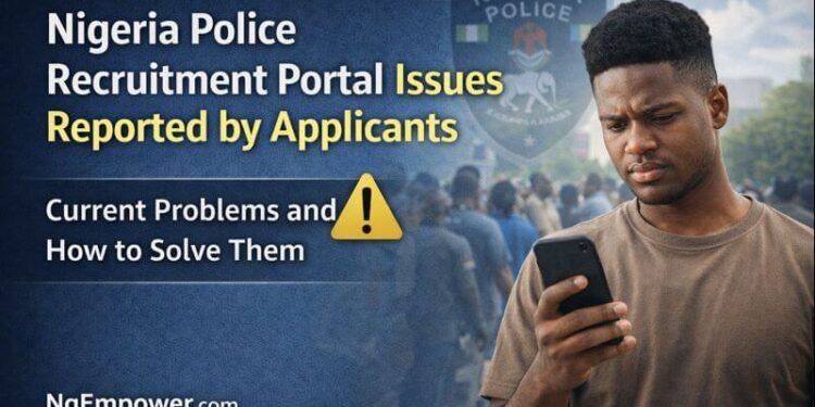 Nigeria Police Recruitment Portal Issues