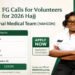 Volunteers for 2026 Hajj National Medical Team