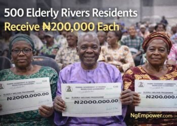 FG, Rivers Govt Empower 500 Elderly Citizens with ₦200,000 Each