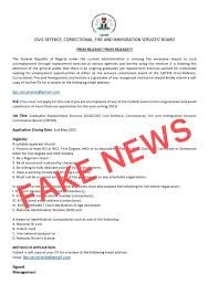 CDCFIB Confirms Fake Screening Circular is NOT From the Board