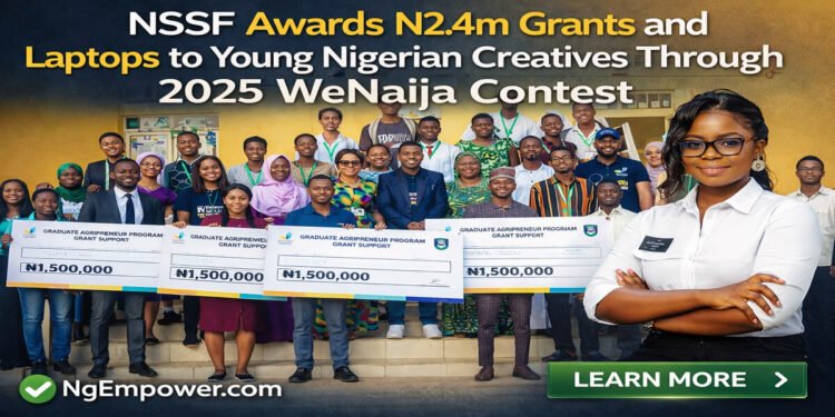 NSSF Empowers Young Nigerians with N2.4m Grants and Laptops