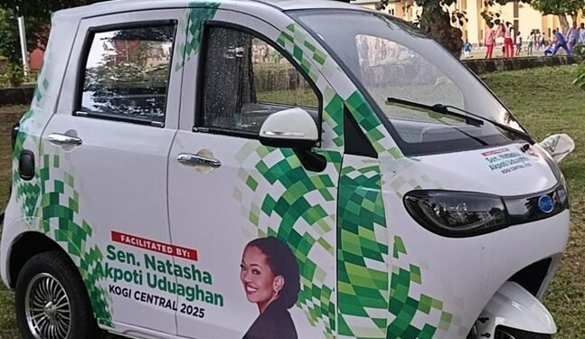 Sen. Natasha Resumes Youth Empowerment with Electric Tricycles in Kogi Central 1 Natasha Resumes Youth Empowerment with Electric Tricycles