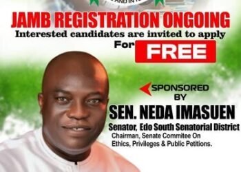 FREE JAMB Registration Ongoing for Students in Edo South – Apply Now (2026 UTME)