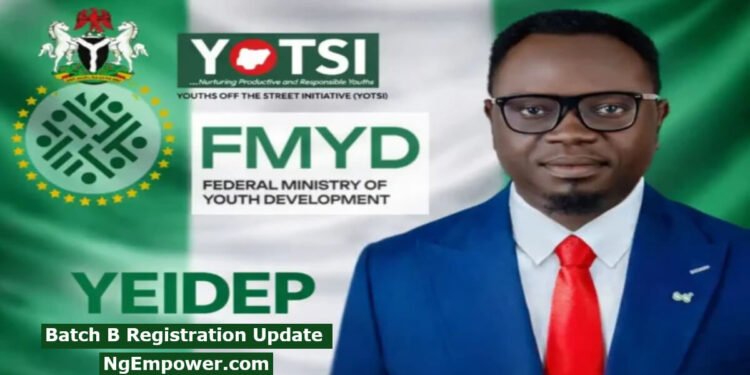 YEIDEP Batch B Registration