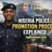 Nigeria Police Promotion Process