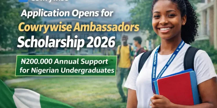 Cowrywise Ambassadors Scholarship 2026