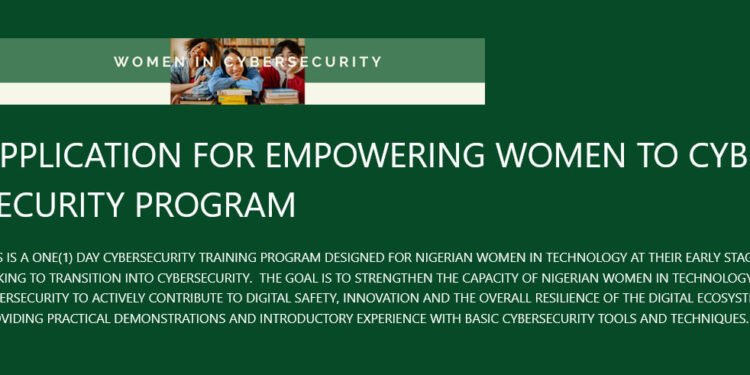 Women in Cybersecurity Training Programme