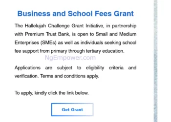 Hallelujah Challenge ₦50 Million Grant