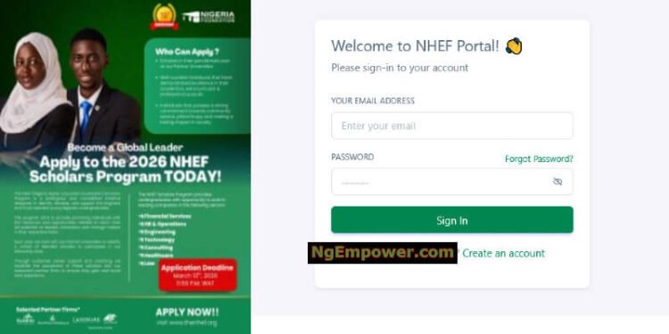 Calling All Nigerian Students: Applications Open for the 2026 NHEF Scholars Program 1 2026 NHEF Scholars Program