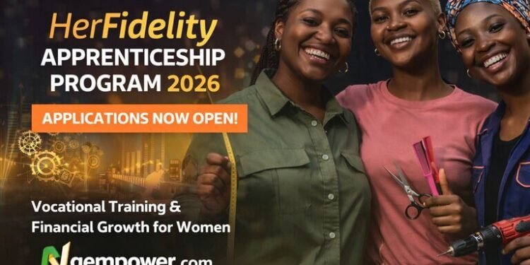 Fidelity Bank HerFidelity Apprenticeship Program 2026,